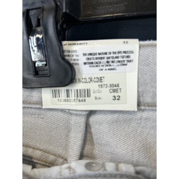 CITIZENS OF HUMANITY Horseshoe high-rise barrel-leg jeans Size 32 Light Grey - Picture 10 of 12